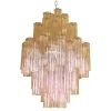 Pamono Pink Tronchi Murano Glass Chandelier by Simoeng> Ceiling Lights