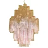 Pamono Pink Tronchi Murano Glass Chandelier by Simoeng> Ceiling Lights