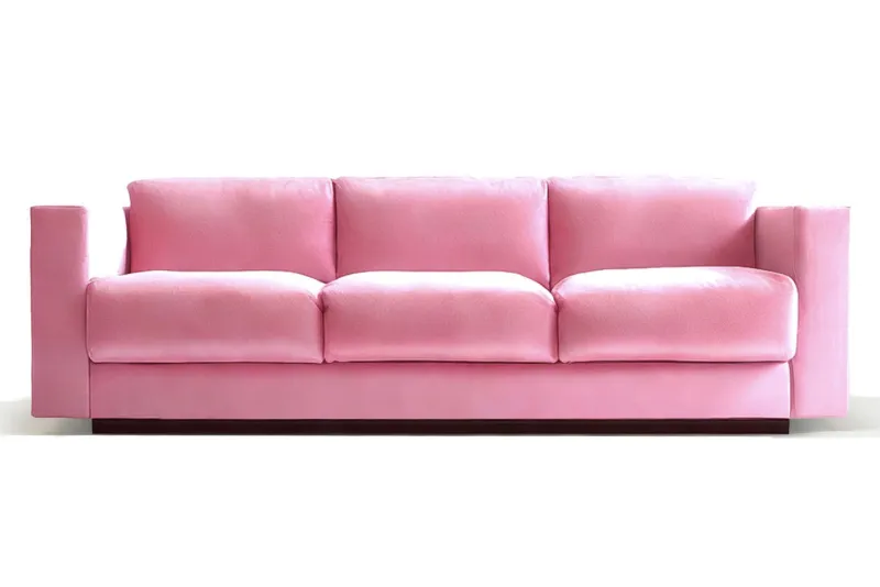 Pamono Pink Velvet Sofa from Moanne> Seating