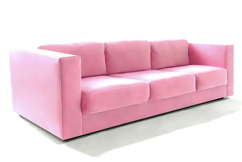 Pamono Pink Velvet Sofa from Moanne> Seating