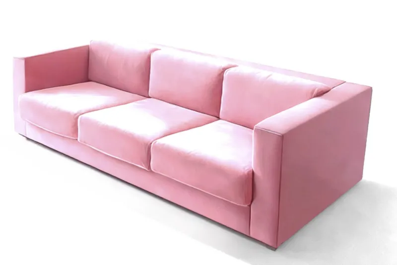 Pamono Pink Velvet Sofa from Moanne> Seating