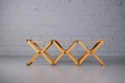 Pamono Pippa Folding 3 Seater Bench by Rena Dumas for Hermès Paris> Benches