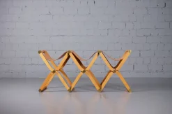 Pamono Pippa Folding 3 Seater Bench by Rena Dumas for Hermès Paris><noscript><img width=