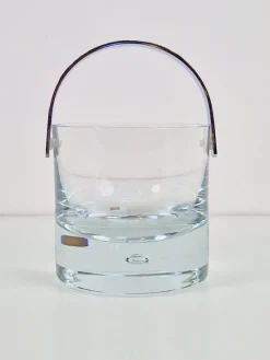 Pamono Pippi Glass Ice Bucket by Vicke Lindstrand for Kosta Boda, Sweden, 1970s> Ice Buckets & Wine Coolers