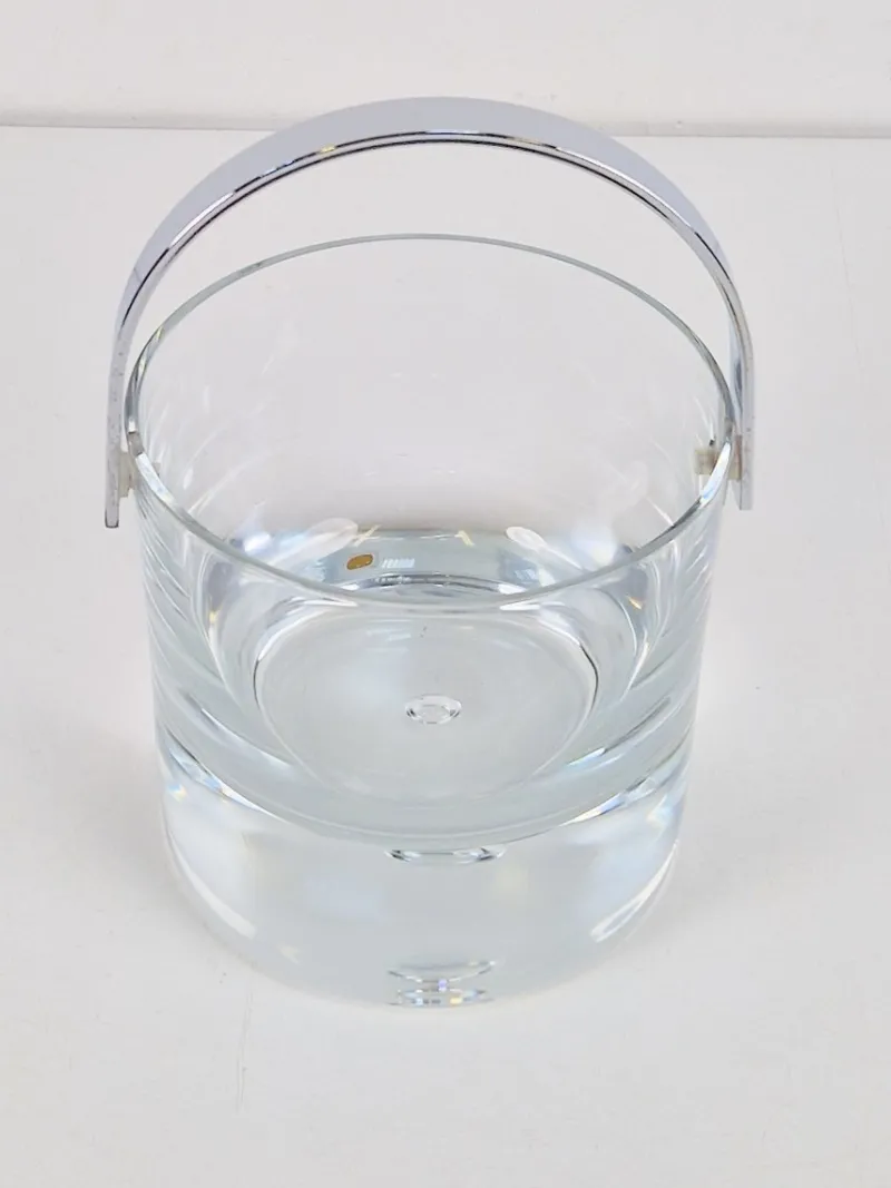 Pamono Pippi Glass Ice Bucket by Vicke Lindstrand for Kosta Boda, Sweden, 1970s> Ice Buckets & Wine Coolers