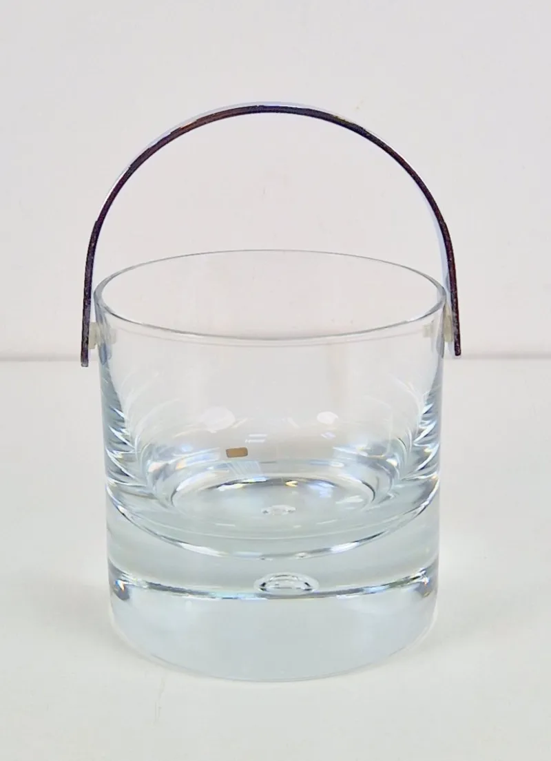 Pamono Pippi Glass Ice Bucket by Vicke Lindstrand for Kosta Boda, Sweden, 1970s> Ice Buckets & Wine Coolers