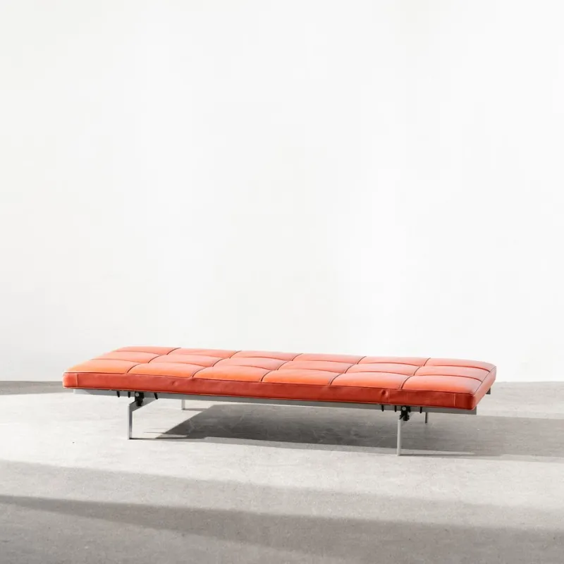 Pamono PK80 Daybed by Poul Kjærholm for Fritz Hansen, 1980s> Daybeds & Chaises Lounges