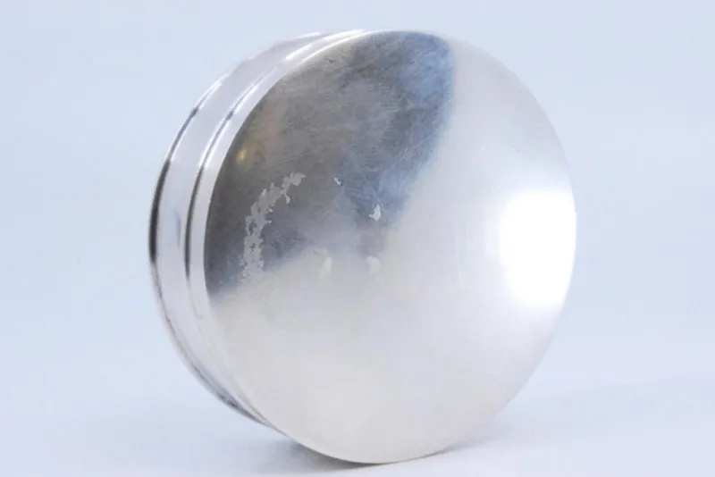 Outlet Pamono Plain Silver Box for Circular Rosary