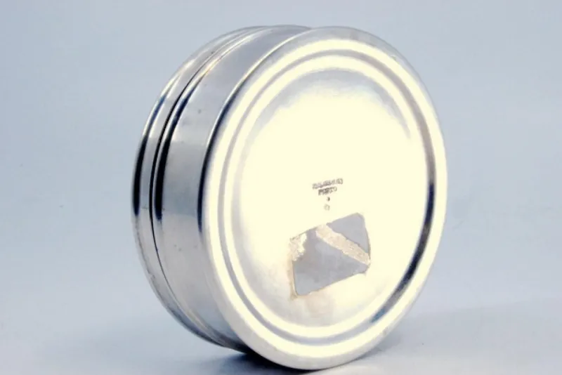 Outlet Pamono Plain Silver Box for Circular Rosary