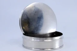 Outlet Pamono Plain Silver Box for Circular Rosary