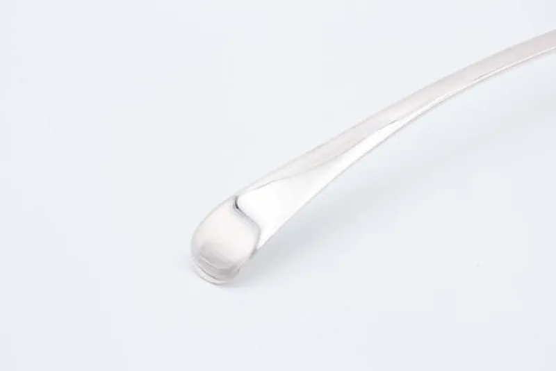 Best Pamono Plain Silver Sauce Spoon with Circular Ladle and Handle