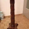 Pamono Plant Column Stand in Mahogany, 1930s> Planters And Jardiniere
