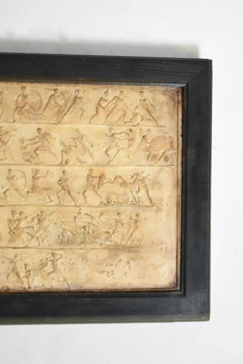Sale Pamono Plaster Mythological Bas-Relief, 1940s