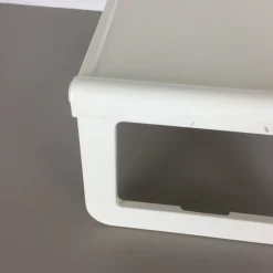 Pamono Plastic White Bed Tray Table by Luigi Massoni for Guzzini, 1980s><noscript><img width=