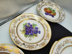 Pamono Plate Set from Kahla, 1950s, Set of 6><noscript><img width=