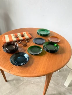 Pamono Plates and Cups Set from Duralex, 1960s, Set of 43><noscript><img width=