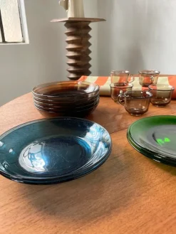 Pamono Plates and Cups Set from Duralex, 1960s, Set of 43><noscript><img width=