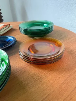 Pamono Plates and Cups Set from Duralex, 1960s, Set of 43><noscript><img width=