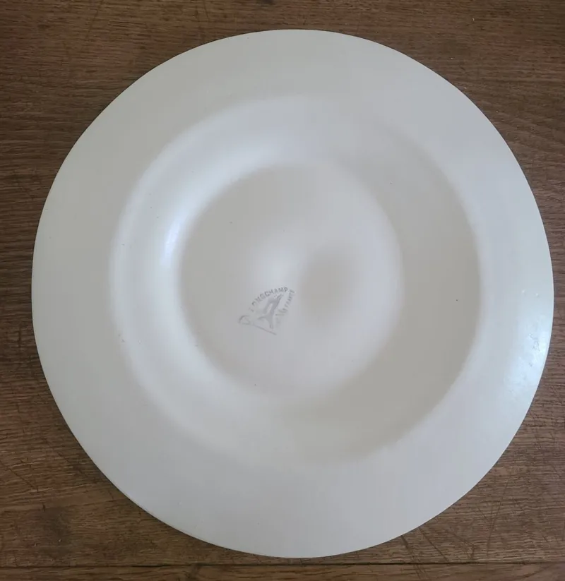 Pamono Plates and Oyster Dish, 1920s, Set of 9> Dinner Plates & Bowls