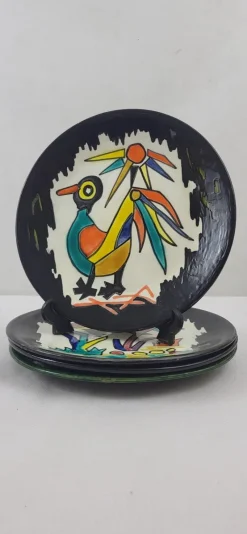 Pamono Plates from Bugette, 1960s, Set of 4