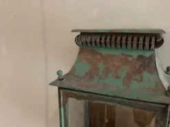 Pamono Platina Copper Classic Model Garden Wall Light, Maison, France, 1970s, Set of 2><noscript><img width=