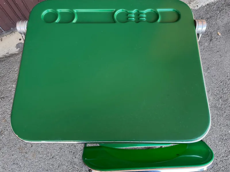 Discount Pamono Plato Folding Desk with Chair from Anonima Castelli, 1970, Set of 2
