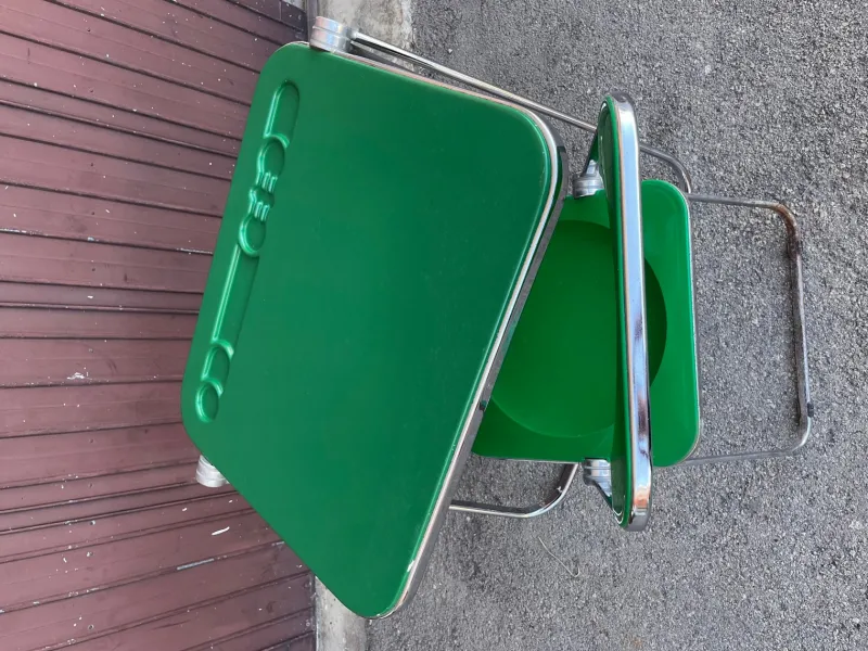 Discount Pamono Plato Folding Desk with Chair from Anonima Castelli, 1970, Set of 2