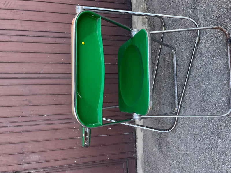 Discount Pamono Plato Folding Desk with Chair from Anonima Castelli, 1970, Set of 2