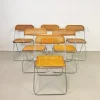 Outlet Pamono Plia Folding Chairs by Giancarlo Piretti for Castelli, 1970s, Set of 6