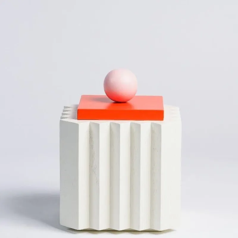 Pamono Plizé Boxes in 2l White & 2M Blue by Made by Choice, Set of 4> Trunks, Crates & Baskets