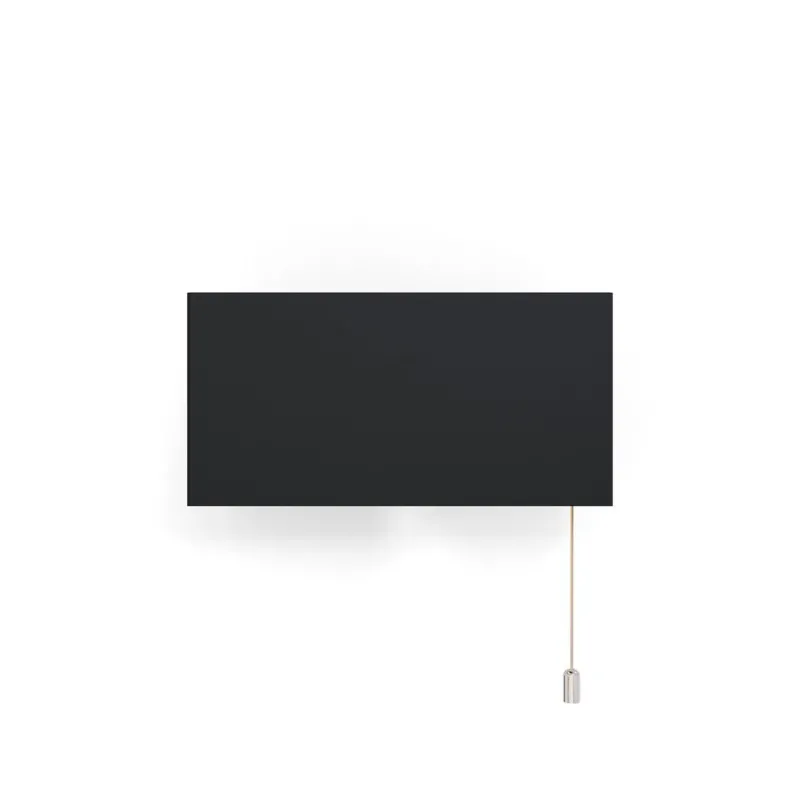 Pamono 6135PM Black with Mini Pull Switch Wall Lamp from Disderot> Wall Lights & Sconces