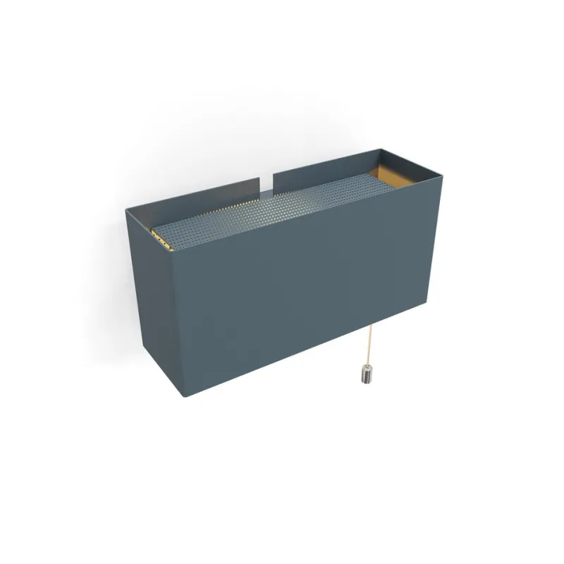 Pamono 6135PM Black with Mini Pull Switch Wall Lamp from Disderot> Wall Lights & Sconces