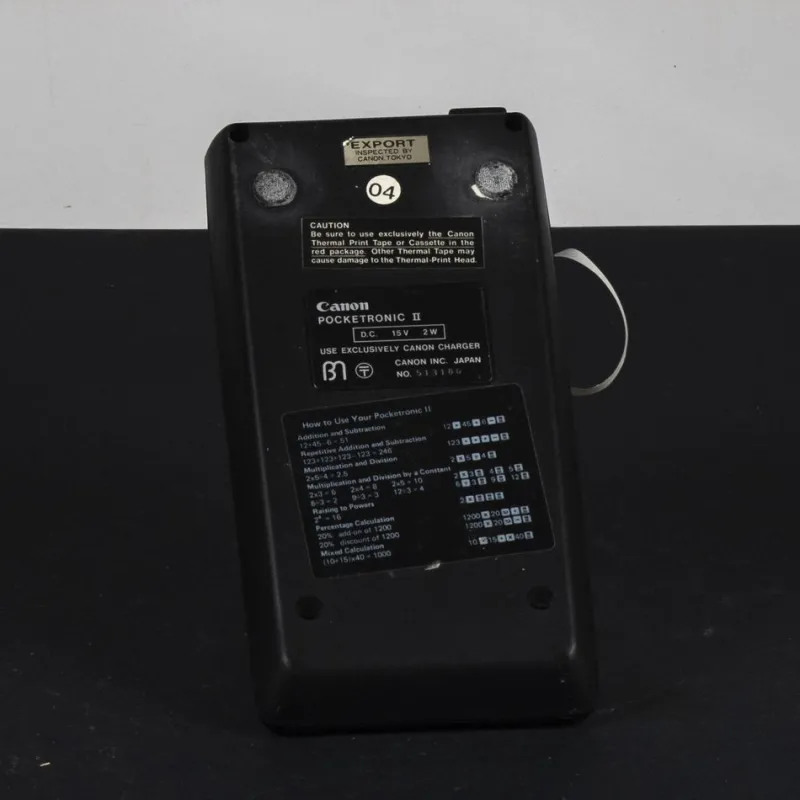 Discount Pamono Pocketronic 2 Thermal Print Calculator without Power Supply from Canon