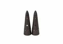 Pamono Pok Collection Salt Mill and Pepper Grinder Set in Beech Wood by SoShiro, 2019, Set of 2> Salt & Pepper Shakers