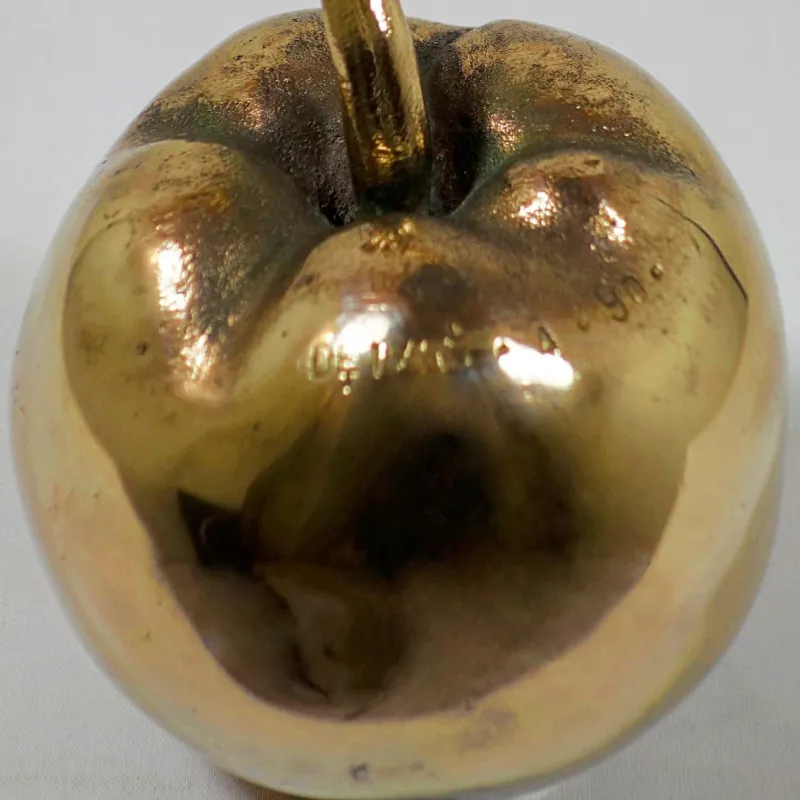 Pamono Polish Bronze Quince by Aleksander Detkos, 1990s> Mid-Century