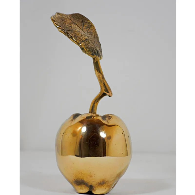 Pamono Polish Bronze Quince by Aleksander Detkos, 1990s> Mid-Century