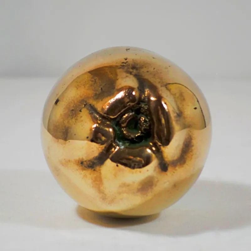 Pamono Polish Bronze Quince by Aleksander Detkos, 1990s> Mid-Century
