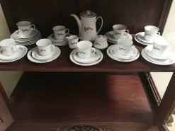 Pamono Polish Porcelain Tableware Set from Ćmielów, 1950s, Set of 30