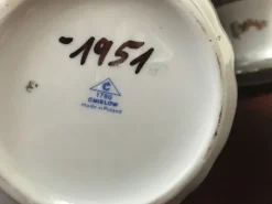 Pamono Polish Porcelain Tableware Set from Ćmielów, 1950s, Set of 30