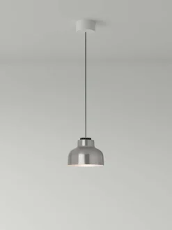 Pamono Polished Aluminum M64 Pendant Lamp by Miguel Mila><noscript><img width=