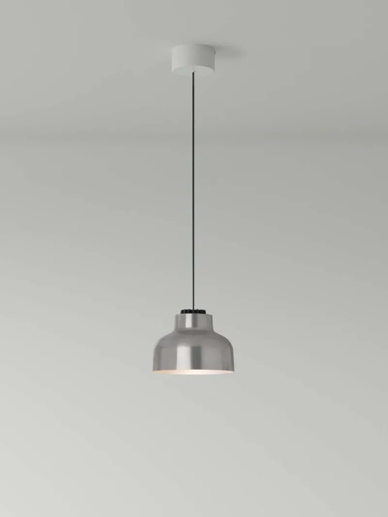 Pamono Polished Aluminum M64 Pendant Lamp by Miguel Mila> Ceiling Lights