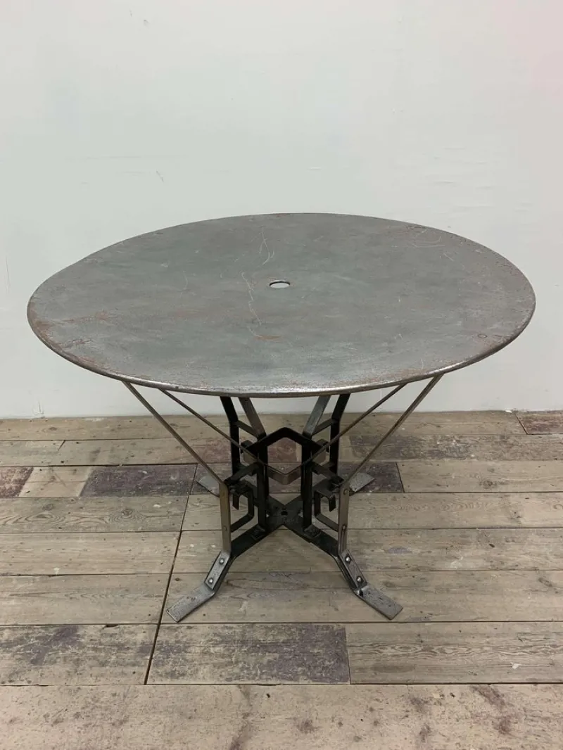 Hot Pamono Polished Metal Garden Table, 1930s
