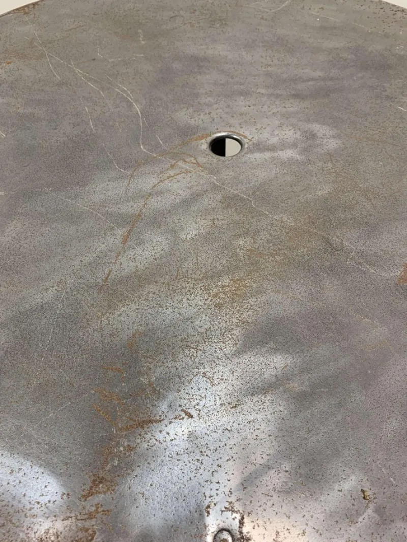 Hot Pamono Polished Metal Garden Table, 1930s