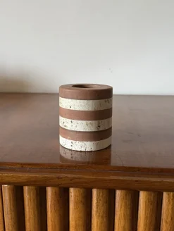 Clearance Pamono Polychrome Marble Candleholder from Fratelli Mannelli, Italy, 1970s