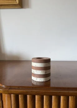 Clearance Pamono Polychrome Marble Candleholder from Fratelli Mannelli, Italy, 1970s