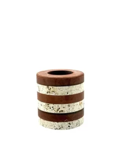 Clearance Pamono Polychrome Marble Candleholder from Fratelli Mannelli, Italy, 1970s