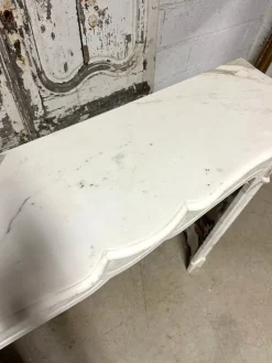 Best Pamono Pompadour Marble Fireplace, 1900