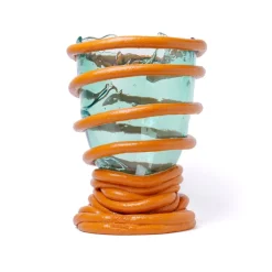 Outlet Pamono Pompitu I Vase in Aqua by Gaetano Pesce for Fish Design