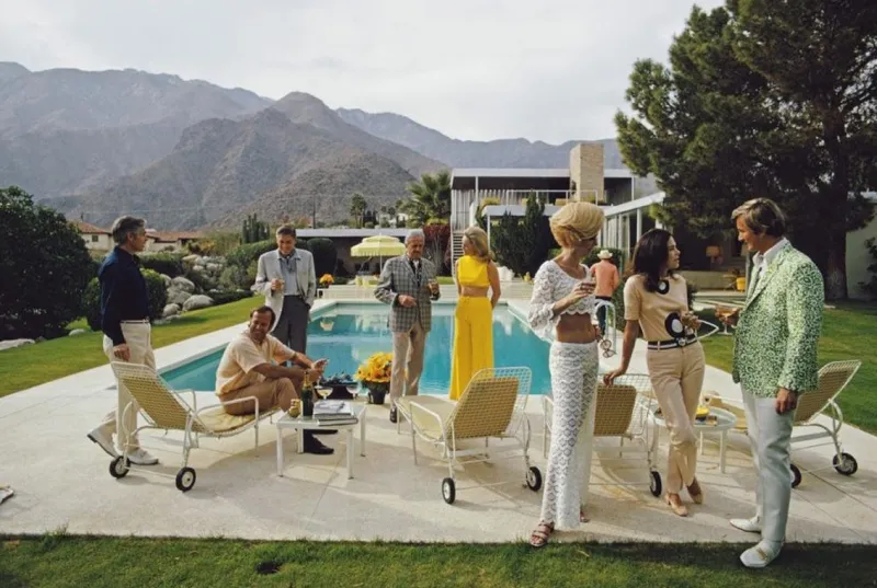 Pamono Poolside Party, Slim Aarons, Estate Edition, 1970> Photography