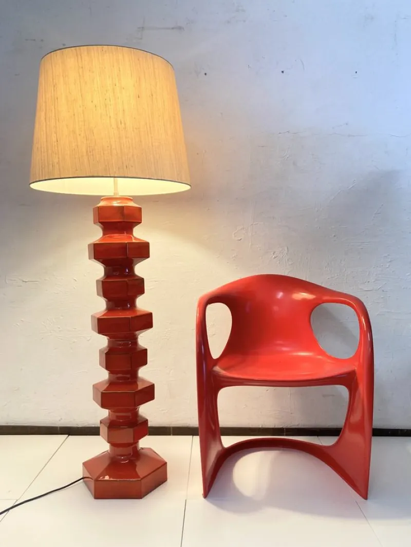 Pamono Pop Art Space Age Ceramic Floor Lamp, 1970s> Floor Lamps